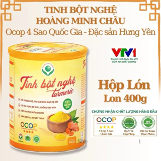 Hộp tinh bột nghệ Hoàng Minh Châu Hưng Yên 400gr