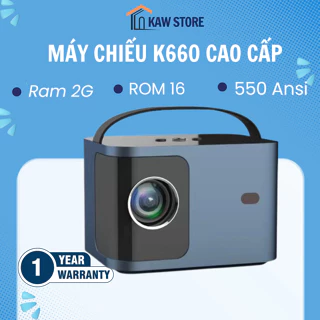 Máy chiếu Mini KAW-K650, k850 phiên bản mớiI 2023 FULL HD đa chức năng Siêu Nét - BẢO HÀNH CHÍNH HÃNG