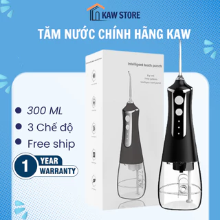 Tăm nước Kaw 3 chế độ kèm 5 đầu xịt đa năng dung tích 300ml KAW VIETNAM