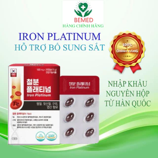 IRON PLATINUM - Bổ sung Sắt và Axit Folic dành cho bà bầu và Người thiếu máu do suy nhược cơ thể