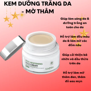 Kem dưỡng trắng da & mờ thâm Kingskin KING WHITENING FACE CREAM 30gr