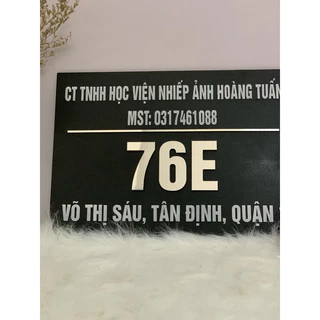 BẢNG, BIỂN CÔNG TY, alu,mica, số nổi 2 lớp cao cấp sang trọng