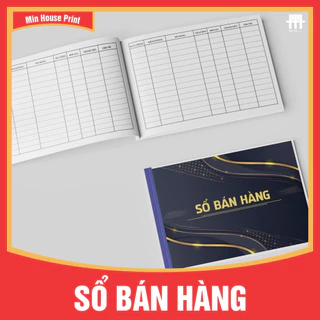 SỔ BÁN HÀNG - KHỔ NGANG A4 - IN 2 MẶT