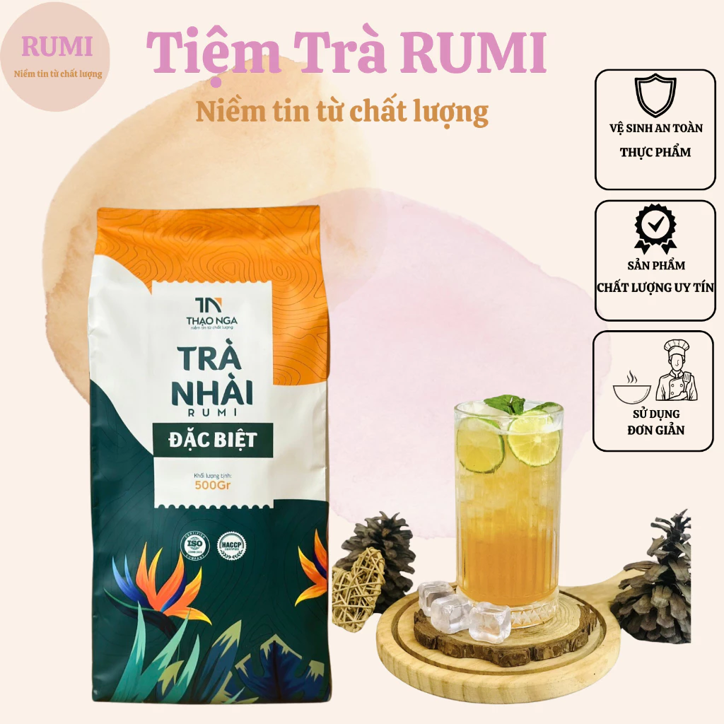 trà nhài rumi_ trà xanh nhài rumi_ trà đen rumi _ hồng trà rumi. dùng làm trà chanh_ trà sữa _lục trà nhài