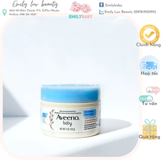 Kem chàm sữa cho bé Aveeno Baby Eczema dưỡng đêm 28g, chính hãng