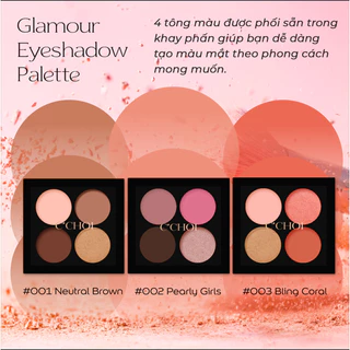 Phấn Mắt Trang Điểm C’Choi  Glamour Eyeshadow Palette
