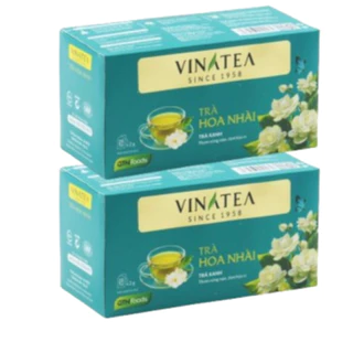 Combo 2 hộp trà Vinatea Hoa Nhài túi lọc 50g