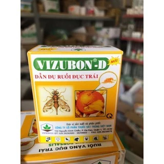 Chế phẩm diệt ruồi vàng đục trái VIZUBON-D (Hộp 2 lọ 10ml)