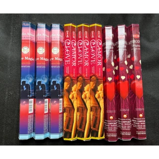 Hương Nhang Thu Hút Hạnh Phúc, Tình Yêu/ Nhang Ấn Độ HEM, Flute Thu Hút Tình Cảm/ Attract Love Incense Sticks