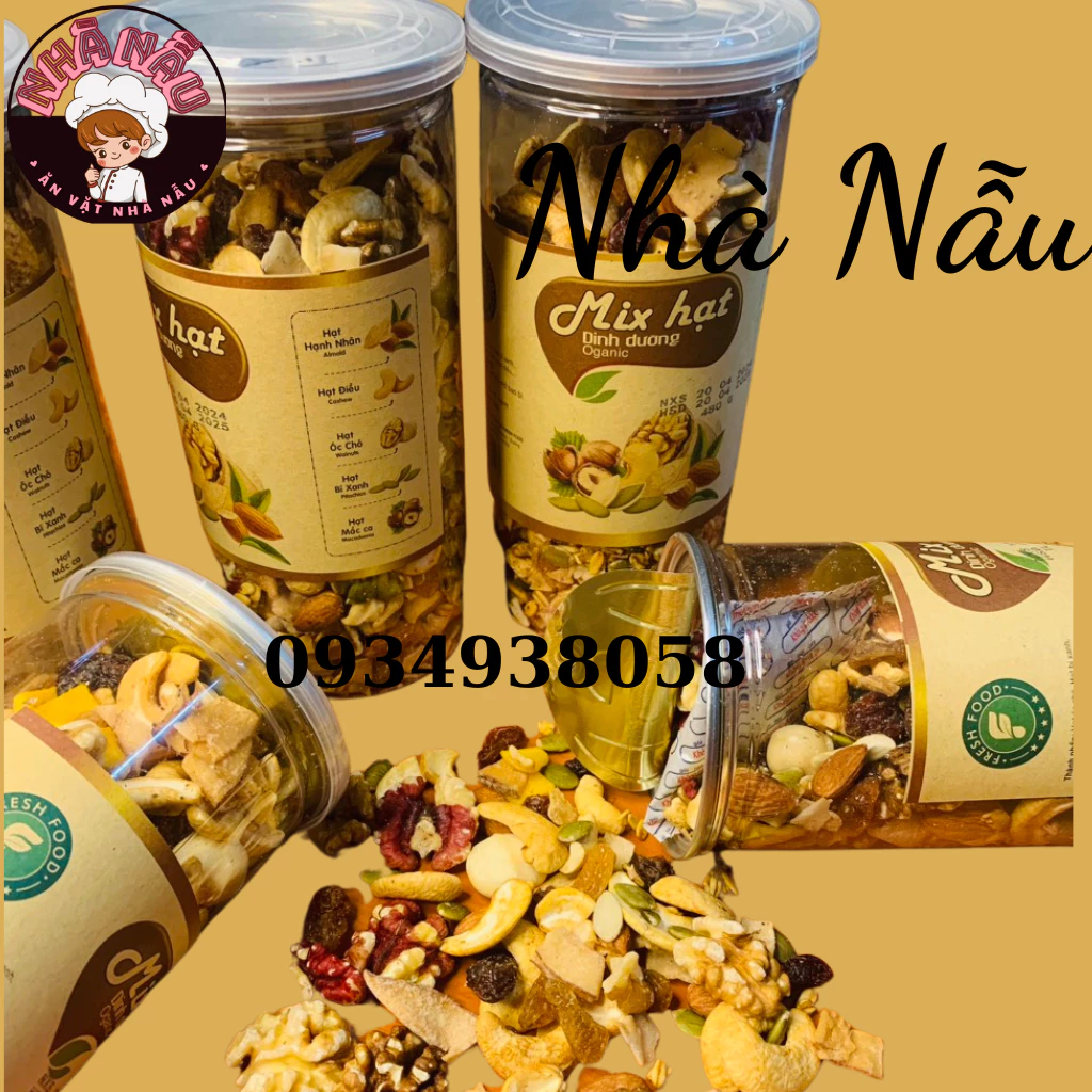 500g Granola siêu hạt ngũ cốc ăn kiêng, ngũ cốc giảm cân dinh dưỡng. đồ ăn vặt healthy.