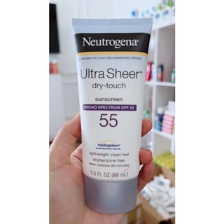 {DATE 9/24} Kem chống nắng Neutrogena SPF55 Ultra Sheer Dry-Touch 88ml