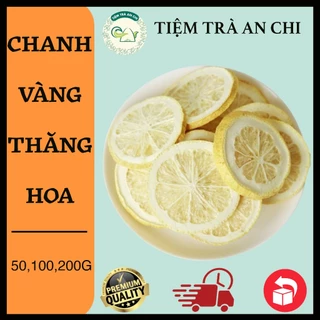 100g Chanh Vàng sấy Thăng Hoa trắng, đẹp, ngon giúp Bổ sung Vitamin C, chống oxy hóa, tăng đề kháng