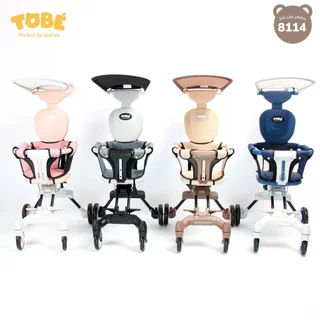 Xe Đẩy Gấp Gọn OLWEN PLUS TOBÉ Đa Năng An Toàn Tiện Lợi Có Đệm Mái Che Chịu Tải Trọng 30KG Từ 6m Thiết Kế Hàn Quốc Đẹp