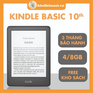 [LIVE] Máy đọc sách Kindle Basic 10th - có đèn nền đọc trong bóng tối BẢO HÀNH 3 THÁNG