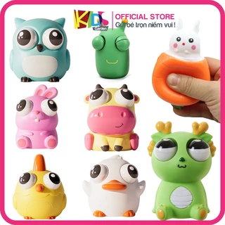 Squishy đồ chơi bóp bóp đàn hồi mắt lồi giảm stress hình rồng thú DC39