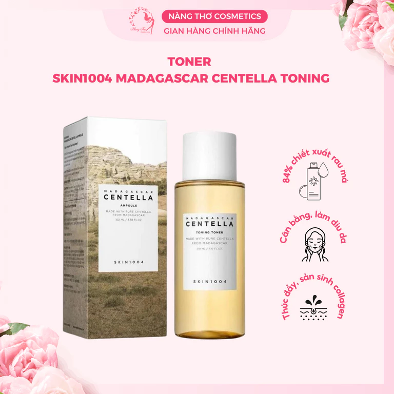 Nước hoa hồng Skin1004 Madagascar Centella Toning Toner 210ML