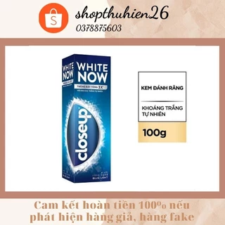 Kem đánh răng Closeup White Now Khoáng Trắng Tự Nhiên 100g