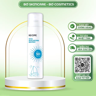 Xịt chống nắng Re:cipe Phyto Water Defense Sun Spray SPF50+ PA++++ giúp bảo vệ, chống nắng tối ưu cho mặt và toàn thân