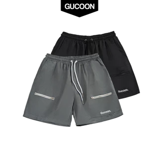 Quần Short Nam Nữ Túi Hộp Vải Dù, Quần Đùi Túi Hộp Form Trên Gối Bigsize, Quần Cargo Short Gucoon