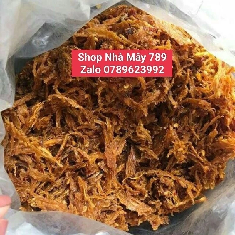 500g khô mực xé cay 95k