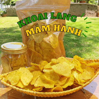 500G Khoai lang sấy mắm hành thơm ngon giòn rụm