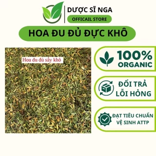 Hoa đu đủ đực khô sạch 100% không hóa chất,hoa đu đủ đực sấy khô, đóng gói 500g