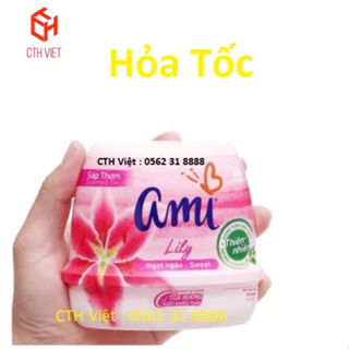 [1 Hộp] Sáp thơm Ami khử mùi 200g dùng làm thơm phòng trong gia đình, văn phòng, khách sạn, nhà nghỉ, trường học ...