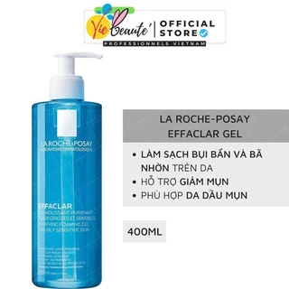 Sữa Rửa Mặt Tạo Bọt La Roche Posay Effaclar Purifying Foaming Gel Cleanser 400ml Cho Da Dầu Mụn Nhạy Cảm