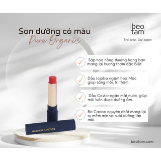 Son Dưỡng có màu thiên nhiên-  An toàn cho mẹ bầu và trẻ sơ sinh - Tint Lip Balm 3.5g