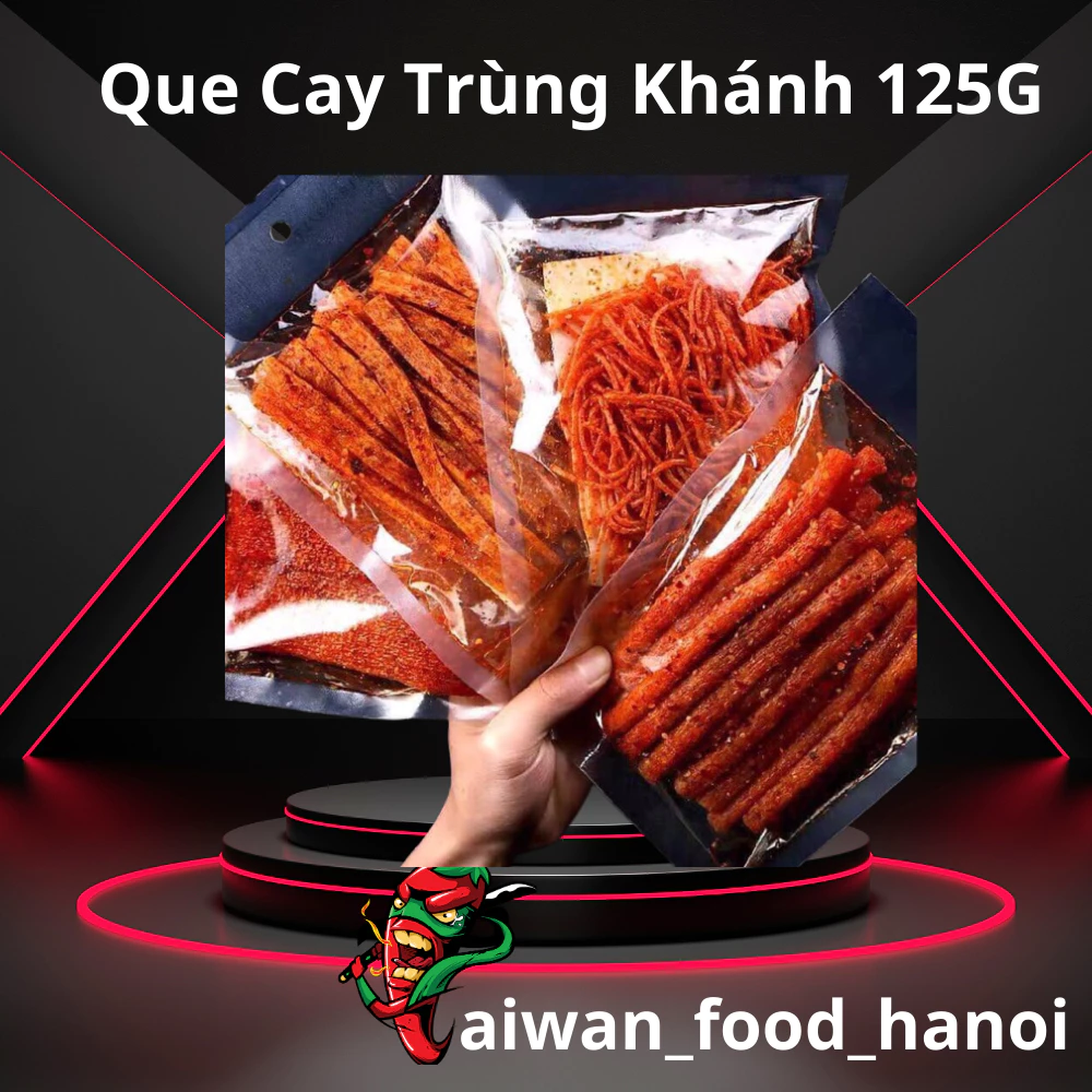 Que Cay Trùng Khánh Gói To 125g - Que Cay Tẩm Vị Trung Quốc  - Que Cay Nội Địa Trung - Ăn Vặt Trung - taiwan_food_hanoi