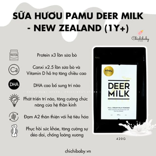 Sữa hươu Pamu New Zealand -420g - Dạng túi [ChichiBaby Store]