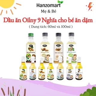 Dầu ăn dặm cho bé Oilny Cho Trẻ Trên 6 Tháng Tuổi ,Giúp Bổ Não,Tăng Chiều Cao Cho Bé hanzomart