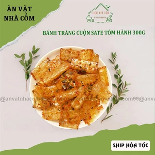 Bánh tráng cuộn sate tôm hành 300g, bánh tráng trộn Tây Ninh ăn liền - Ăn vặt nhà Cốm