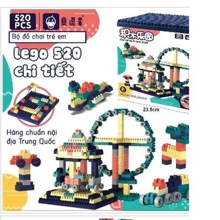 Đồ chơi lego tem 520 xếp hình cho bé lắp ráp sáng tạo ( 520 chi tiết, hộp to )