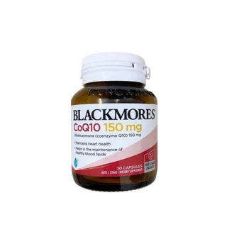 (Date 2027) Viên Uống Hỗ Trợ Tim Mạch - Blackmores 150mg CoQ10 - Hộp 30 Viên