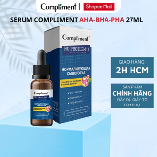 Serum AHA-BHA-PHA Compliment - Tinh Chất Dưỡng Da Dầu Mụn,Se Khít Lỗ Chân Lông 27ml