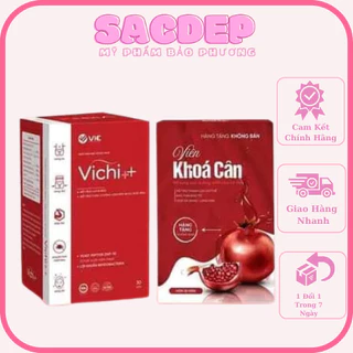 [Mua 1 Tặng 1] Giảm cân Vichi ++ viên uống thảo mộc tư nhiên an toàn chính hãng