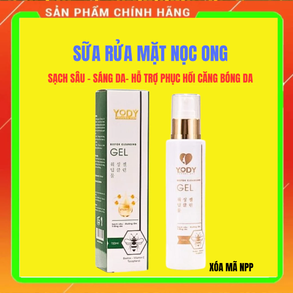 Sữa Rửa Mặt Nọc Ong Phương Anh Yody White (xóa mã)