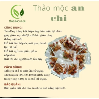 Trà đông trùng hạ thảo .đẹp da , bổ máu , trà thảo mộc dưỡng nhan.