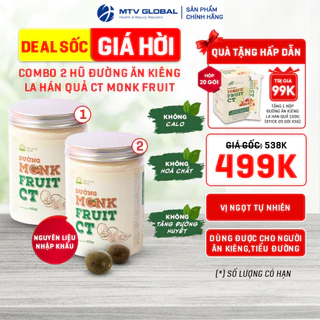 Đường Ăn Kiêng Giảm Cân La Hán Quả Cao Cấp CT Monk Fruit Hũ 600g