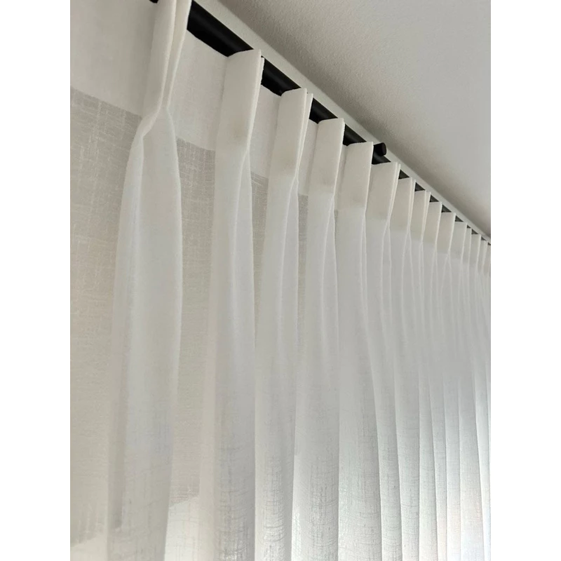 Rèm spa, Rèm voan trắng xếp ly xinh xắn decor phòng