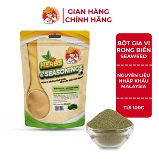 Bột Gia Vị Rong Biển Seaweed Seasoning Orange Chef Túi Zip - Nguyên liệu nhập khẩu Malaysia