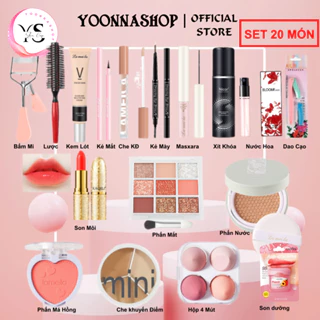 Bộ trang điểm đầy đủ 20 món bộ makeup dành cho cho mọi loại da đi chơi, đi học, đi tiệc