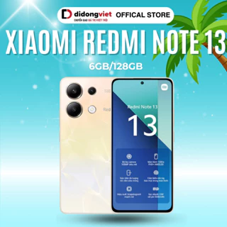 Điện thoại Xiaomi Redmi Note 13 6GB/128GB Chính Hãng - Chipset Snapdragon 685, Màn hình 6.67" AMOLED 120Hz, Bh 18 tháng