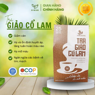 Trà Giảo Cổ Lam 5 Lá AN THÁI HƯNG Ổn Định Huyết Áp, Giảm Mỡ M.áu, Giảm Cân An Toàn Tự Nhiên Hộp 25 Túi Lọc