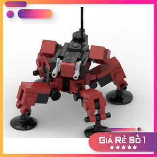 Đồ chơi lắp ráp Moc Mech Robot Spider Red