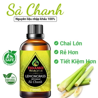 Tinh Dầu Thơm Phòng Sả Chanh 100ml - Tinh dầu Xông Phòng giúp Thư Giản, Ngủ Ngon, Khử Mùi, Đuổi Muỗi