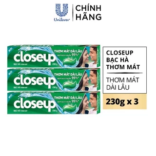 KEM ĐÁNH RĂNG CLOSE-UP TINH THỂ BĂNG TUYẾT -HƯƠNG LỘC ĐỀ- BẠC HÀ 230G