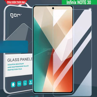 Cường lực Infinix NOTE 30 hiệu Gor trong suốt bóng mượt chất kính đẹp tặng keo mép