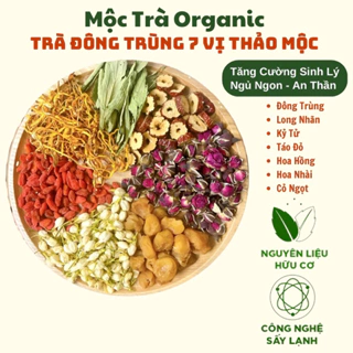 Trà Đông Trùng Thất Vị, Giúp Ngủ Ngon, Tăng Cường Sinh Lý Nam, Thanh Lọc Cơ Thể